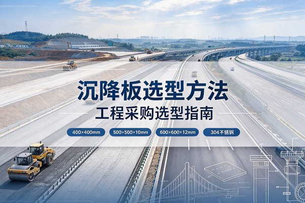 安达沉降板选择方法
