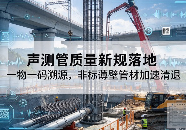 安达声测管质量新规落地，一物一码溯源，非标薄壁管材加速清退