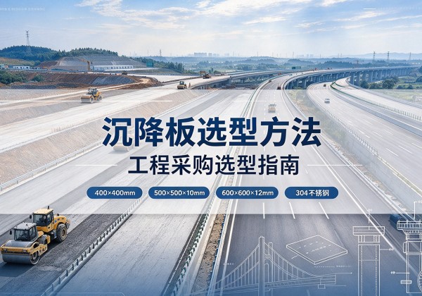 安达沉降板选择方法